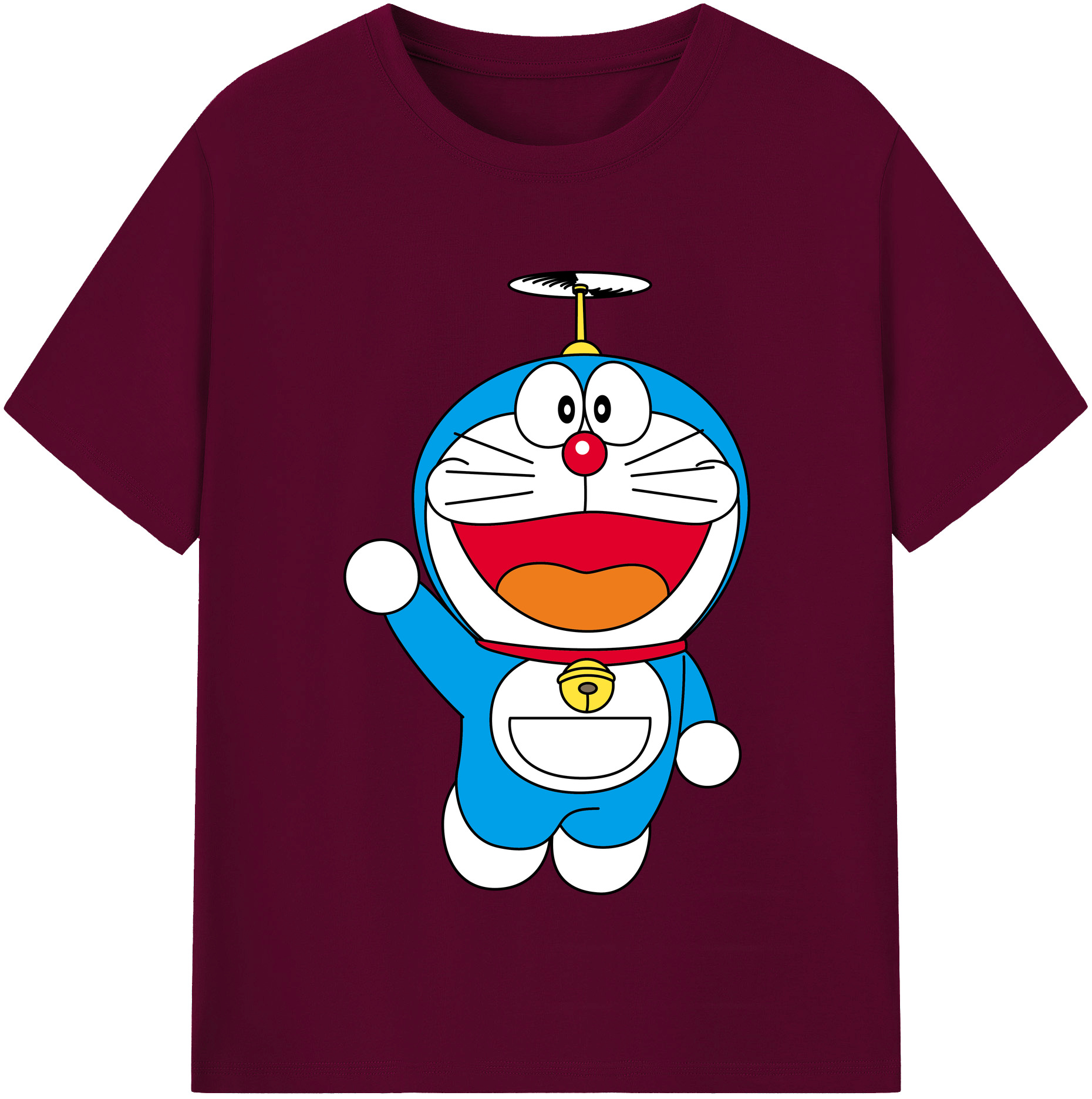 （画像用） ドラえもん Doraemon レディースカジュアルプリントTシャツ（綿100％）